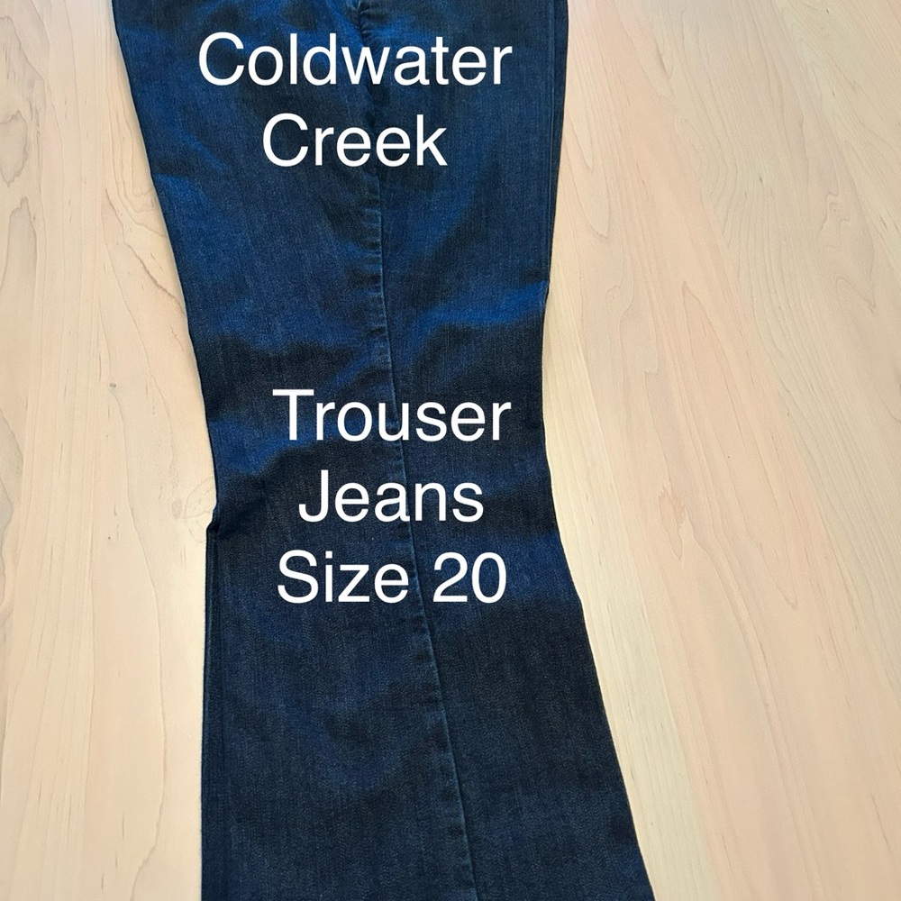 Coldwater Creek Blue Flare & Wide Leg Jeans